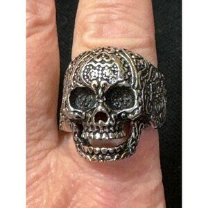 Invicta Skull Stainless Steel Men's Size 10 Gothic